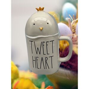Rae Dunn Tweet Heart Mug With Topper
